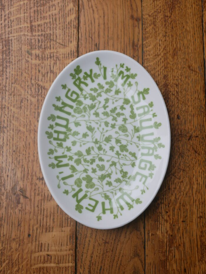 Assiette ovale x Maison Sauvage